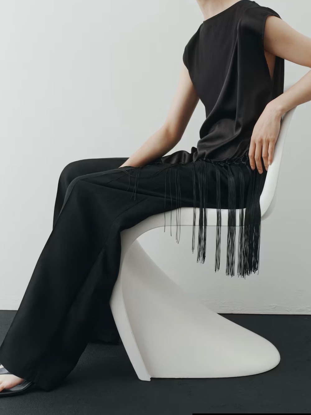 H&M Linen Wide Leg Pants - Picture 3 of 3